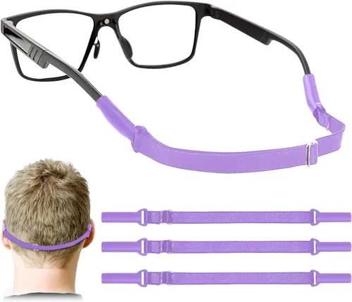 Miniatura 11 de Enenfly Adjustable Glasses Straps - 3 Pack No Tail Eyewear Retainer for Men, Women, Kids – Fits Eyeglasses & Sunglasses