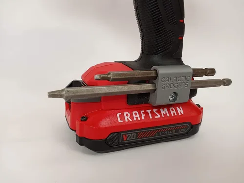 Miniatura 11 de Soporte magnético de broca larga para Dewalt 20V, sostiene de forma segura brocas largas y cortas - Galactic Gadgets (amarillo)