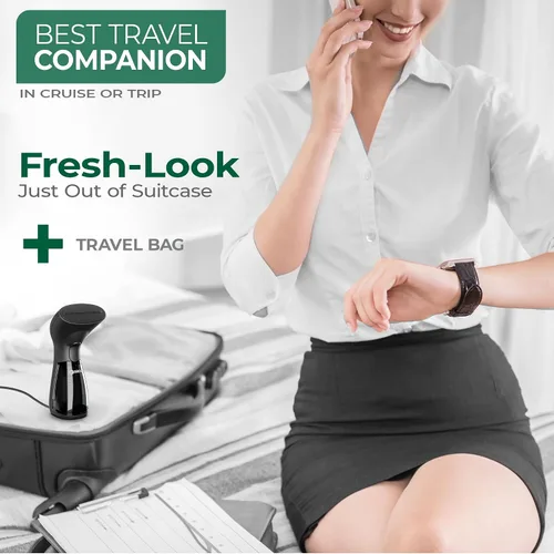 Miniatura 5 de Vaporizador para ropa de tela de vapor para viajes y tamaño mini ropa de mano vaporizadores para ropa de viaje de tela regalos de mujer