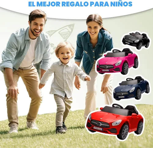 Miniatura 7 de Coche camioneta Mercedes-Benz CLS 350 de 12 V con licencia para montar para niños, juguetes para montar para niños pequeños con control de padres
