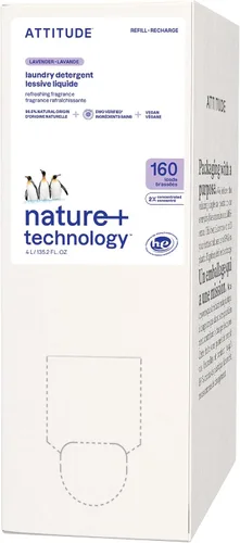Miniatura 16 de ATTITUDE Detergente líquido para ropa, verificado por EWG, compatible con HE, a base de plantas y vegano, jabón natural para lavandería, aroma a
