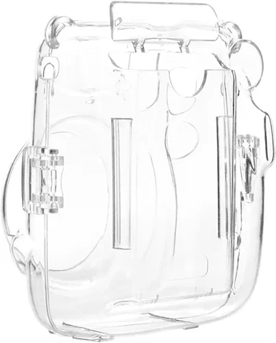Miniatura 5 de Kit de funda transparente Mini 11 para Fujifilm Instax Mini 11, funda para cámara instantánea con bolsillo para película, calcomanías adhesivas