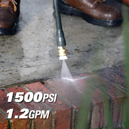 Miniatura 2 de Lavadora a presión Greenworks de 1500 PSI 1.2 GPM (vertical portátil) Certificada PWMA