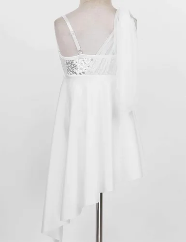 Miniatura 3 de JEATHA - Vestido de baile moderno con lentejuelas para niñas