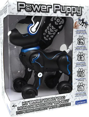 Miniatura 7 de LEXiBOOK Power Puppy - My Smart Robot Dog - Robot programable con control remoto, función de entrenamiento, baila, canta, efectos de luz, batería