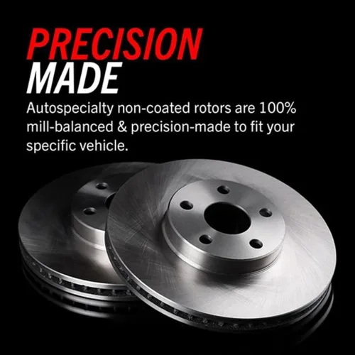 Miniatura 5 de PowerStop KCOE2384 - Kit de pinza y freno delantero para Honda Civic 2006-11 - Pastillas de freno de cerámica + pinzas + rotores de disco de repuesto