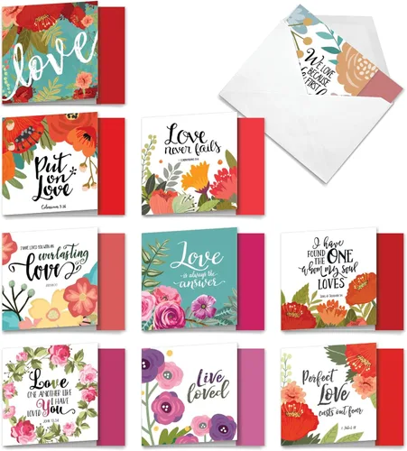 Miniatura 10 de The Best Card Company TBCC_NH_AM_ED_OC_B_INSPIRATION - Lote de 10 tarjetas en blanco inspiradoras de 10 x 13 cm