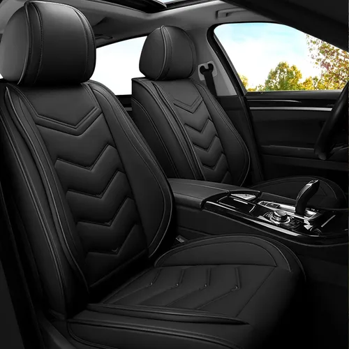 Miniatura 22 de ADERN Fundas de asiento de automóvil para Nissan Altima 2001-2026, funda de asiento de automóvil de piel de napa premium, elegantes fundas de Beige