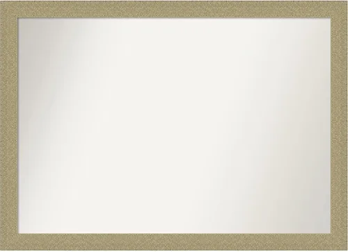 Miniatura 25 de Amanti Art Espejo de pared personalizado no biselado (24.25 x 24.25 pulgadas), marco dorado de mosaico, varios tamaños personalizados, espejo