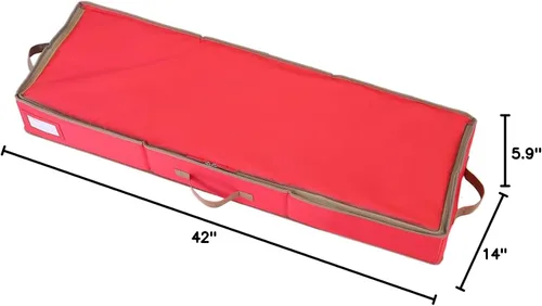 Miniatura 6 de Sattiyrch Contenedores de almacenamiento de papel de regalo, tela Oxford 600D, caja de almacenamiento de cintas navideñas y lazos de bolsas