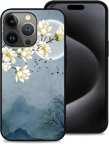 Miniatura 12 de Funda diseñada para iPhone 15 Pro Max, funda de teléfono con patrón de mariposa dorada y blanca para hombres, mujeres, niños y niñas, TPU suave