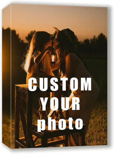 Impresiones en lienzo personalizadas (lienzo enmarcado, 8 x 8 pulgadas), impresión de lienzo personalizada con tu foto, perfecto para decoración del