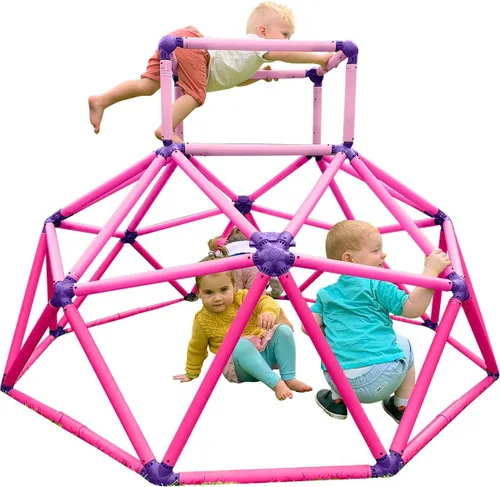 Miniatura 9 de Eezy Peezy Barras de Mono Torre de Escalada - Conjunto de Juego Activo para Interiores y Exteriores Equipo de Cúpula de Escalada Juguetes