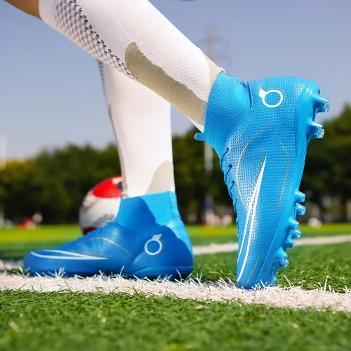 Miniatura 7 de Zapatos de fútbol para niños y niñas, para exteriores, interiores, para entrenamiento de fútbol y césped atlético