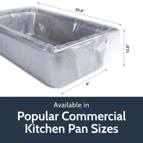 Miniatura 6 de PanSaver Revestimientos redondos transparentes para una fácil limpieza, forros desechables para sartenes de bufé, hornos hasta 400F