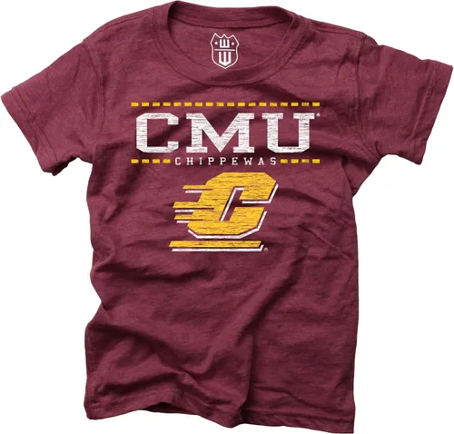 Miniatura 68 de Wes and Willy NCAA - Camiseta mezclada S/S para niñas púrpura (washington huskies purple)
