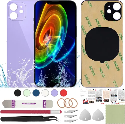 Miniatura 43 de Funda trasera de repuesto compatible con iPhone 8 de 4.7" + Herramientas profesionales (Gris espacial)