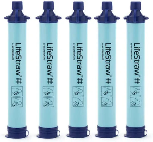 LifeStraw Filtro de agua personal para senderismo, camping, viajes y preparación para emergencias Azul