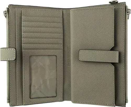 Miniatura 5 de Michael Kors - Billetera de viaje con doble cremallera para mujer modelo Jet Set con correa para la muñeca