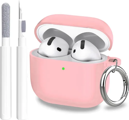 Miniatura 31 de Aircawin Funda transparente para Airpods, funda protectora a prueba de golpes para Airpod 1 y 2, accesorios de protección completa de TPU suave