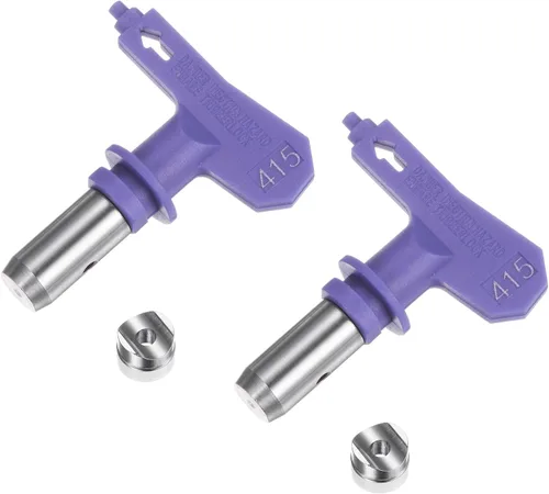 Miniatura 79 de uxcell 2 puntas de pulverización reversibles para pulverizador sin aire, 109 puntas de boquilla de pulverización de pintura, piezas de máquina