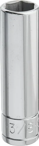 Miniatura 15 de SK Tools USA 41708 - Unidad de 1/4", 0.472 in, 6 puntos, enchufe cromado profundo