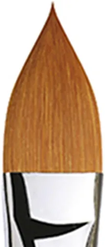 Miniatura 339 de da Vinci Watercolor Series 5580 CosmoTop Spin Pincel de Pintura, Redondo Sintético con Mango Rojo