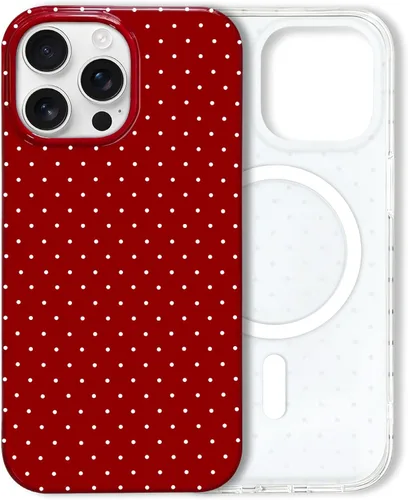 Miniatura 40 de Hython Funda para iPhone Air, diseño estético de lunares lindos, funda simple de 6.5 pulgadas, delgada, antiarañazos, parachoques de TPU suave, a