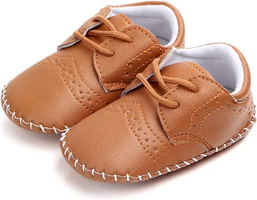 Miniatura 3 de Zapatos para bebés y niñas, mocasines Oxford para recién nacidos, adorables zapatos de cuna para niños pequeños, zapatos de cuna para precaminantes