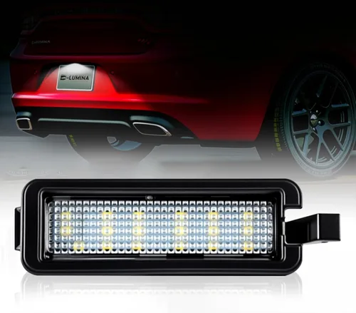 Miniatura 20 de D-Lumina Luces LED para matrícula, montaje de lámpara para Volkswagen VW Golf GTI MK4 MK5 MK6 MK7 CC Rabbit Polo EOS Phaeton Beetle Passat Scirocco