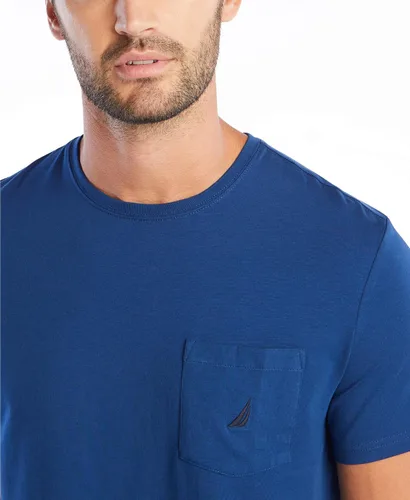 Miniatura 4 de Nautica Camiseta de manga corta con cuello redondo y bolsillo para hombre