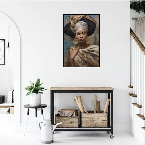 Miniatura 3 de Rompecabezas para adultos, 500 piezas, mujer negra africana, formación de reina americana, imágenes de madera, vacaciones, arte de pared divertido