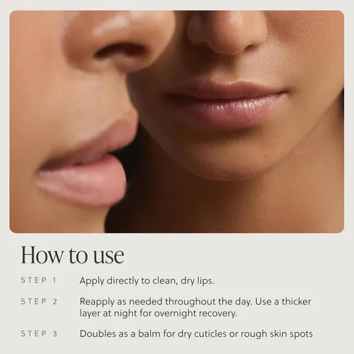 Miniatura 8 de Bálsamo labial de calvo alimentado con hierba, máscara para dormir labial, hidratante durante la noche, bálsamo labial hidratante natural y limpio