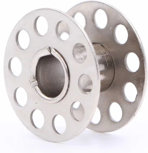 Miniatura 6 de Bobinas de máquina de coser – 30 unidades clase 15 bobinas de metal juego de bobinas de 0.787 in x 0.394 in accesorios de repuesto para máquinas