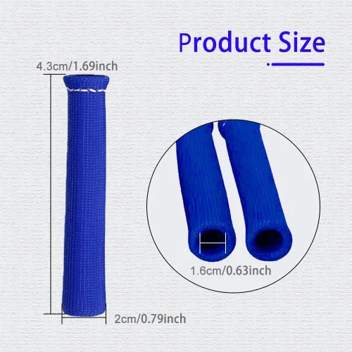 Miniatura 2 de 8 Piezas Fundas Protectoras de Cables de Bujías con Botas Protector Térmico, Funda Protectora de Calor para Bujías de 1200 Grados, Funda