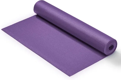 Miniatura 19 de Sunny Health & Fitness Alfombrilla de yoga antideslizante: duradera, antidesgarros, ligera, soporte acolchado para yoga, pilates, ejercicios de Azul