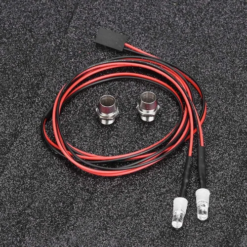Miniatura 2 de Luces LED RC, faros delanteros de 0.197 in, accesorios de luces LED para vehículo de automóvil de deriva modelo 1/10 (luz azul)