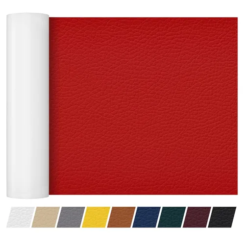 Miniatura 45 de Cinta de parche de reparación de cuero de 4 x 60 pulgadas, cinta autoadhesiva fuerte para muebles, sofás, sillones, asientos de automóvil, armarios