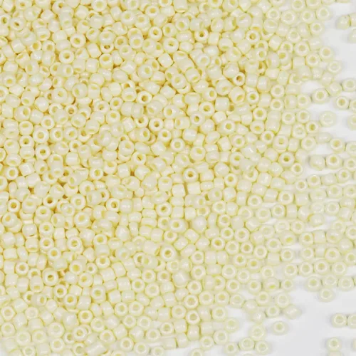 Cuentas de semillas de color beige de 0.079 pulgadas (0.079 in), aproximadamente 9800 piezas/3.88 oz en bolsa, cuentas de vidrio 12/0 para hacer