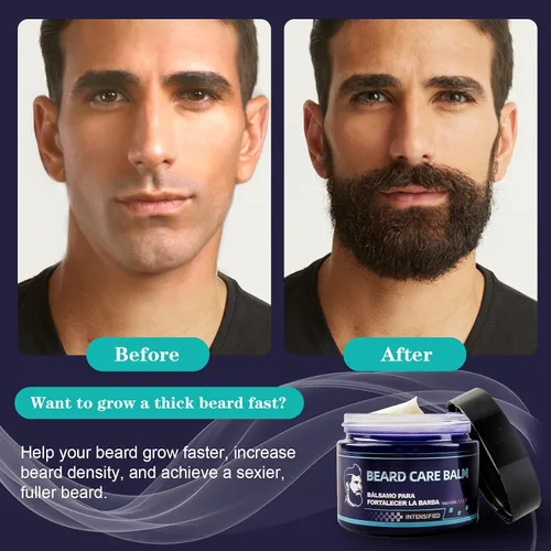 Miniatura 2 de Bálsamo para barba para hombres, una fórmula nutritiva y fortalecedora enriquecida con extractos de plantas, haciendo que tu barba parezca más