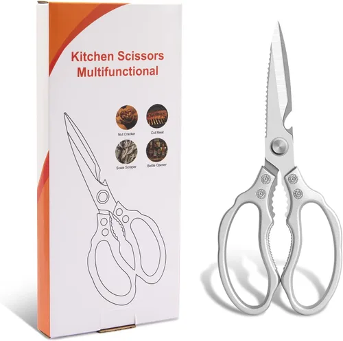 Miniatura 7 de CGBE Tijeras de cocina multiusos, tijeras de cocina resistentes aptas para lavavajillas para pollo, aves de corral, pescado, carne y hierbas