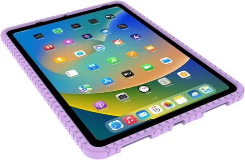 Miniatura 4 de Funda trasera de silicona para iPad Air de 11 pulgadas (M3/M2) 2025/2024, compatible con iPad Air 5/4 Gen 2022/2020, protección de goma Púrpura