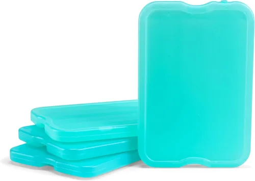 Miniatura 3 de Cool Coolers by Fit & Fresh 4 Pack XL Slim Ice Packs, Quick Freeze Space Saving Reusable Ice Packs for Lunch Boxes or Coolers Verde (paquete de 8)
