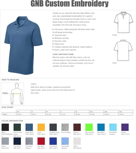 Miniatura 4 de Camisa de golf personalizada para hombre. Polo bordado personalizadocamisa de golf