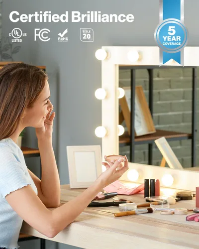 Miniatura 5 de Sunco Juego de 12 bombillas LED G25, bombillas de globo para tocador de baño de alto rendimiento, 1000 lm, 11 W (equivalente a 100 W), 2700 K, luz