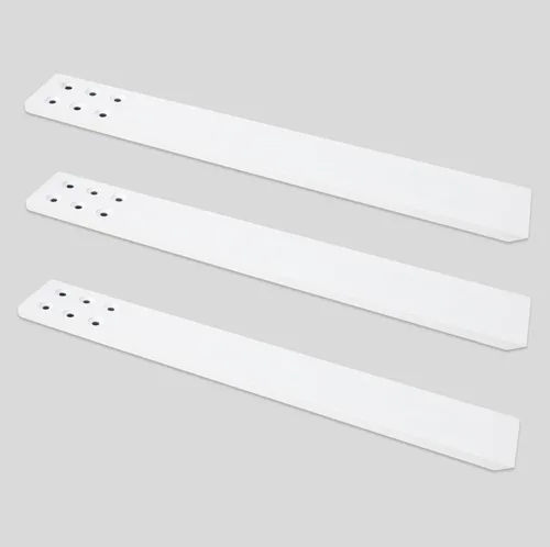 Miniatura 9 de Soporte para encimera, paquete de 3 unidades de 10 pulgadas de largo x 2.5 pulgadas de ancho, soporte oculto de pared rodilla negro para encimera