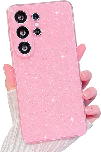 Miniatura 70 de MINSCOSE Compatible con Samsung Galaxy S22 Plus Case, Bonito Color Neón Brillante, con Purpurina Brillante Delgada Resistente a Golpes de Silicona