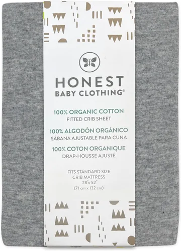 Miniatura 2 de HonestBaby Juego de sábanas bajeras unisex para cuna clásicas para bebé, colchón estándar, 100% algodón orgánico, para bebés, niños, niñas, neutro