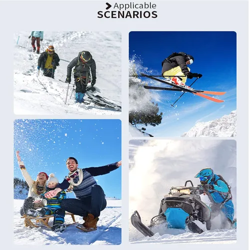 Miniatura 5 de EDIACE Guantes de esquí - Guantes de snowboard impermeables con pantalla táctil de 30 F para hombres, mujeres, niñas, niños, jóvenes, guantes