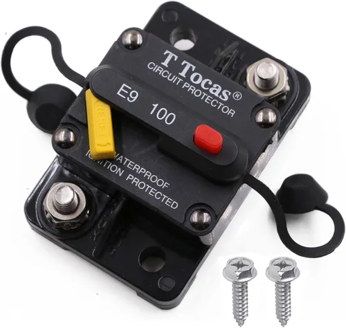 Miniatura 34 de E69 Interruptor de circuito de 10 A T3 con restablecimiento manual Mini de montaje en superficie IP66 Interruptor conmutable de 10 A